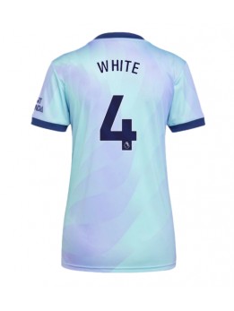 Billige Arsenal Ben White #4 Tredjedrakt Dame 2024-25 Kortermet